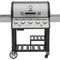 JUSTUS | Mars | Gasgrill mit offenen Gestell | 5 x 3,5 kW + 1 x 2,6 kW