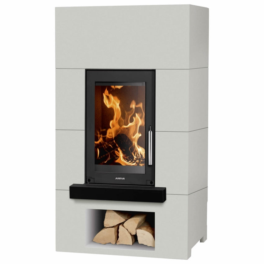 Kaminofen | Justus Centro | Beton Schiefer | 7 kW