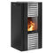 Justus | Pelletofen | Sirkos Aqua 2.0 | 9,4 kW |  Stahl Schwarz