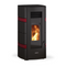 Justus Pelletofen Sia | Bordeauxrot | 2,5 - 8 kW