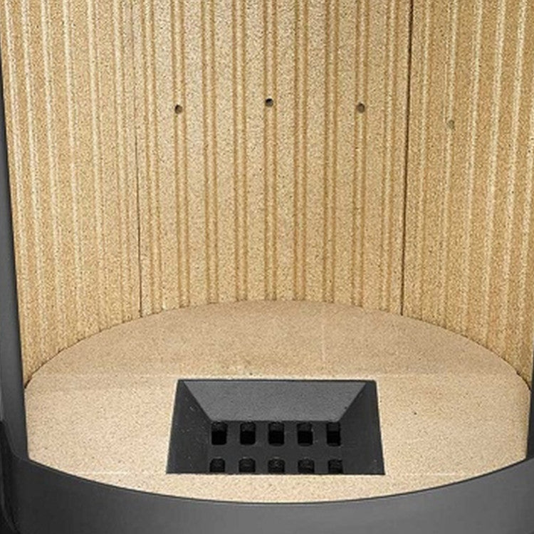 Faro W+2.0 - Stahl Schwarz mit Abdeckplatte Speckstein | Innen