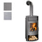 Justus | Kaminofen | Island Aqua | 10 kW | Farbwahl Gussgrau