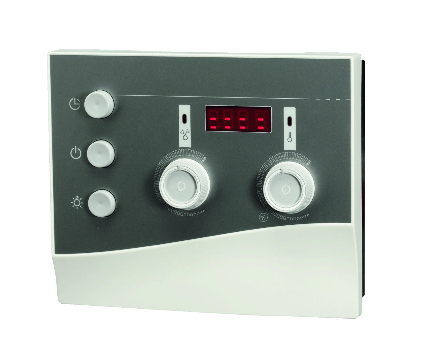 Sentiotec Sauna Set Alaska Corner mit Saunaofen Viking Combi und Steuerung K3-Next | klimaworld.com