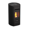 KALOR Pelletkamin | Ermetica 98 Cast Round-Mod 6 | 6,5 kW | Schwarz