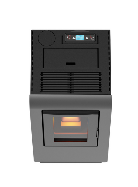 Kalor Pelletkamin Cayenne Angela 10 grau | klimaworld.com