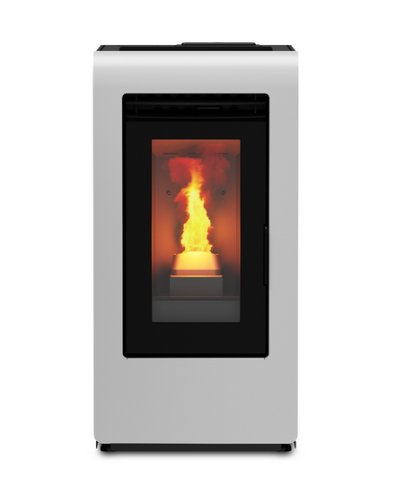 Kalor Pelletkamin Cayenne Angela 10, weiss | klimaworld.com