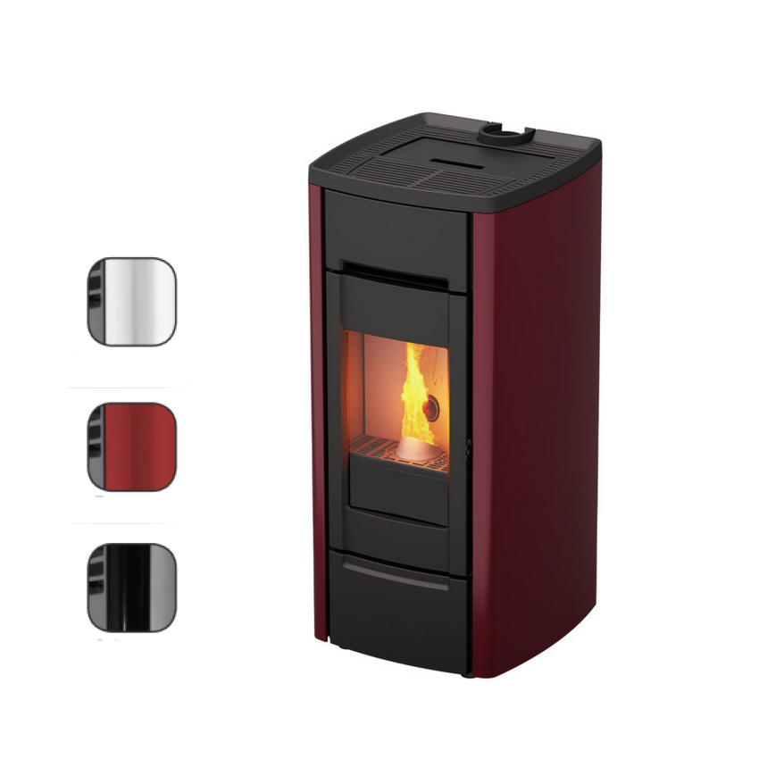 Kalor Pelletofen Ermetica 98 Cast Iron Mod. 10C | klimaworld.com
