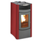 KALOR Pelletkamin | Ermetica 98 Nux Mod 12C | 10,8 kW | Bordeaux