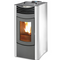 KALOR Pelletkamin | Ermetica 98 Nux Mod 12C | 10,8 kW | Weiß