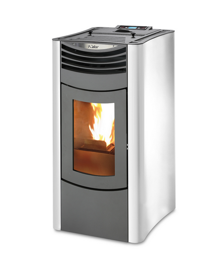 KALOR Pelletofen Ermetica 98 Nux Mod 8 weiss | klimaworld.com