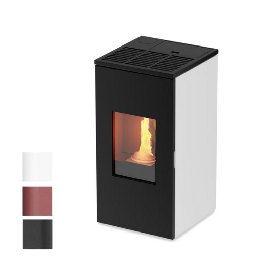 Kalor Pelletkamin Futura 9, Farbwahl | klimaworld.com