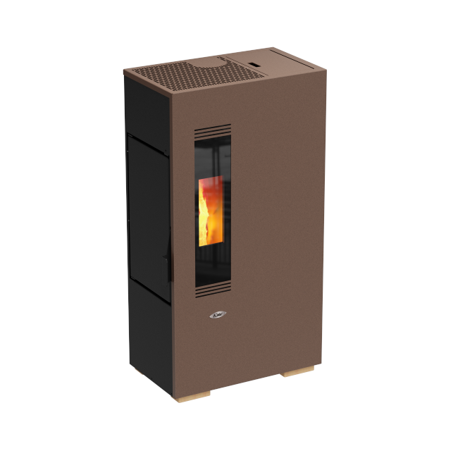 KALOR Pelletofen Mini 5.S, braun | klimaworld.com