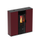 KALOR Pelletkamin | Quadra Mod 10C | kanalisierbar | 9 kW | Bordeaux