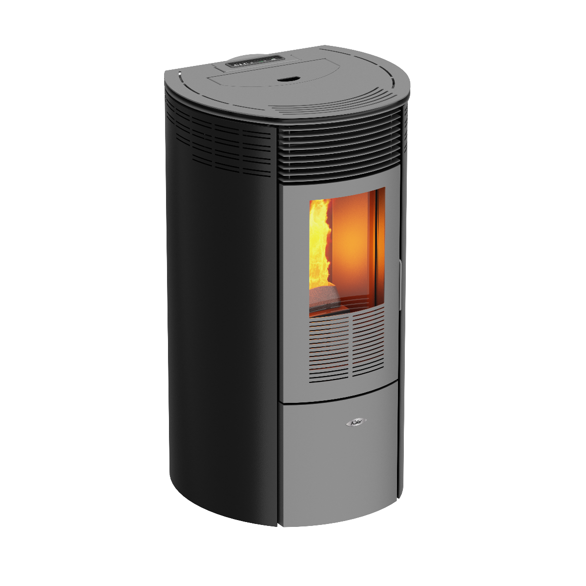 KALOR Pelletofen Redonda Basic Mod 12 schwarz | klimaworld.com