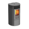 KALOR Pelletkamin | Redonda Basic 12C | kanalisierbar | 8,7 kW | Grau
