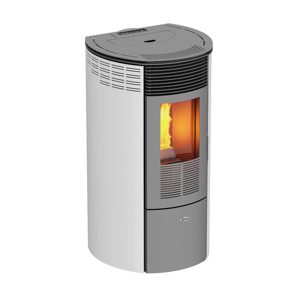 KALOR Pelletofen Redonda Basic 12C weiss | klimaworld.com
