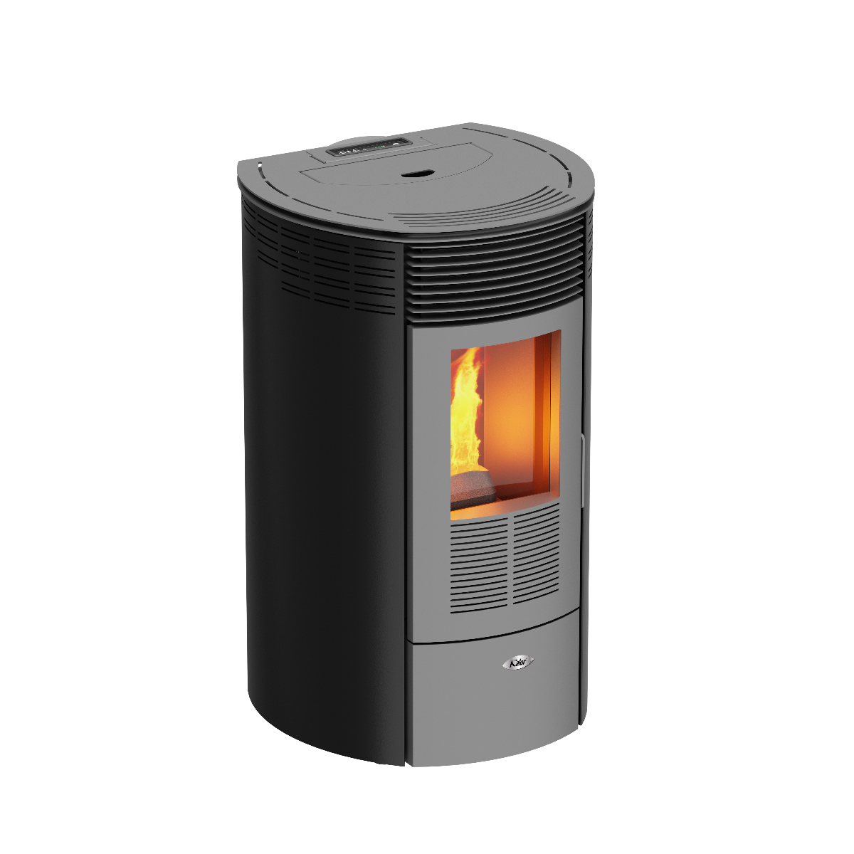 KALOR Pelletofen Redonda Basic Mod 10 schwarz | klimaworld.com