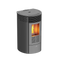 KALOR Pelletkamin | Redonda Basic Mod 8 | 6,3 kW | Grau