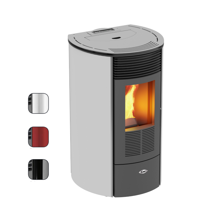 KALOR Pelletofen Redonda Glas Mod. 8 Farbwahl | klimaworld.com