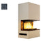 Hajduk Kaminbausatz Pure Extra für Volcano 3PLh|Steel Grey