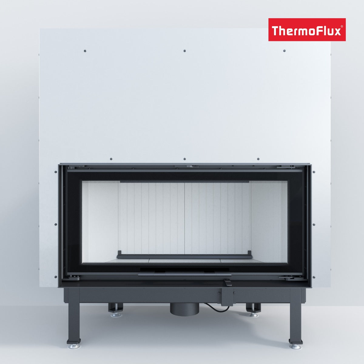 ThermoFlux Kamineinsatz TFC10-H | gerade, hochschiebbar | 10 kW