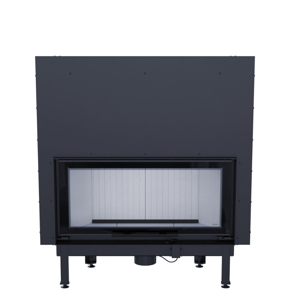 ThermoFlux Kamineinsatz TFC10-H | gerade, hochschiebbar | 10 kW ➔ www.klimaworld.com