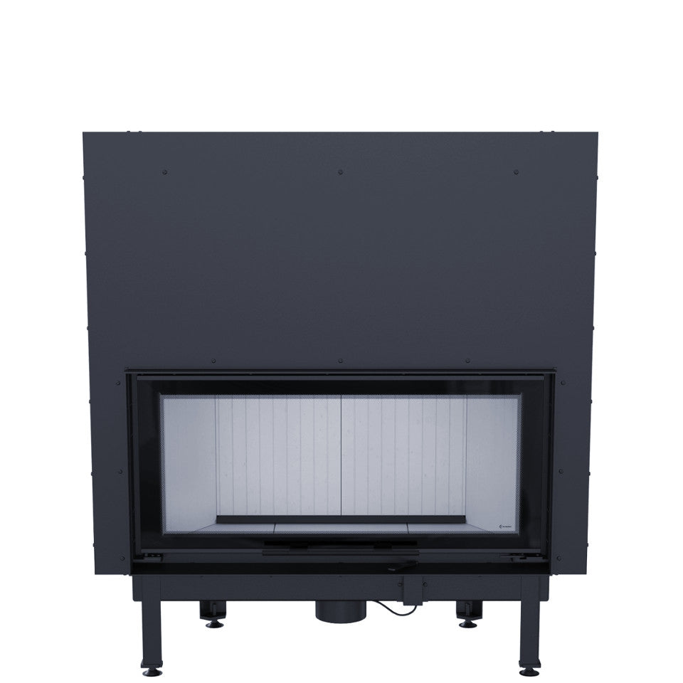 ThermoFlux Kamineinsatz TFC10-H | gerade, hochschiebbar | 10 kW ➔ www.klimaworld.com