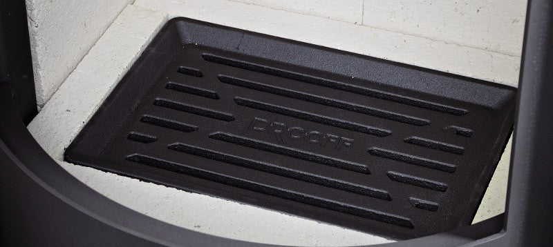 Kaminofen Aprica, schwarz lackiert Keramik Bianco 4kW