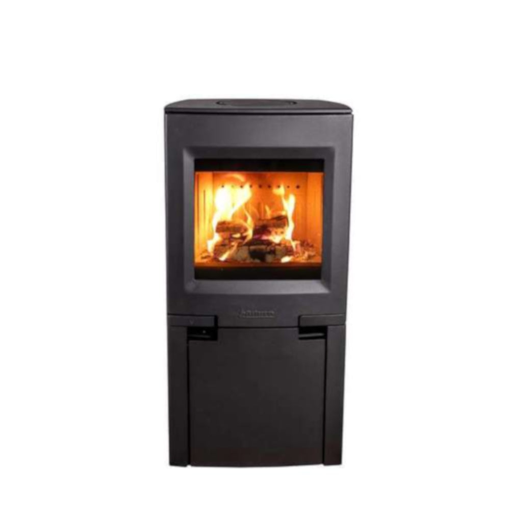 Kaminofen | Aduro 13.1 | Stahl | 3 Scheiben | großes Holzfach mit Tür | 5 kW