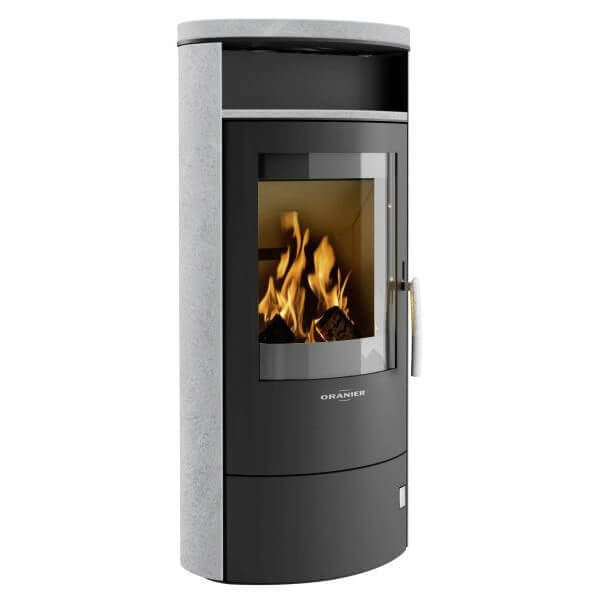ORANIER | Polar 5 | Kaminofen | Schwarz | 5.0 kW | Speckstein
