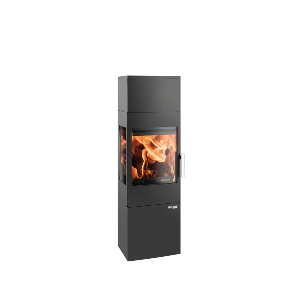 Haas+Sohn | Kaminofen SALZBURG easy 351.15 perl-schwarz | 6 kW
