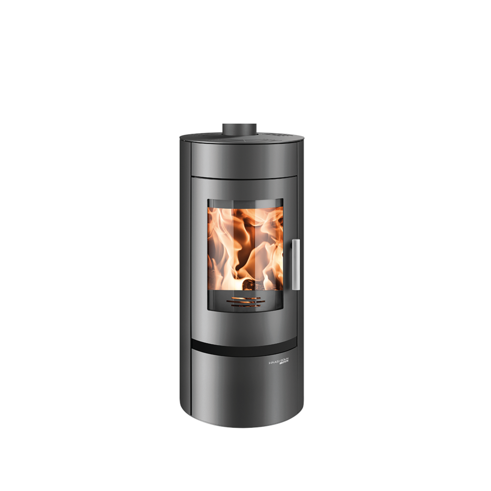 Haas+Sohn | Kaminofen UPPSALA III EASY 209.15, anthrazit/schwarz | 6 kW