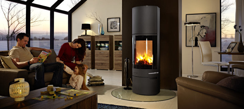 Kaminofen LOVERO, braun lackiert 8 kW 