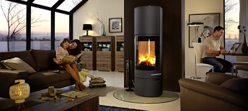Kaminofen LOVERO, braun lackiert 8 kW 