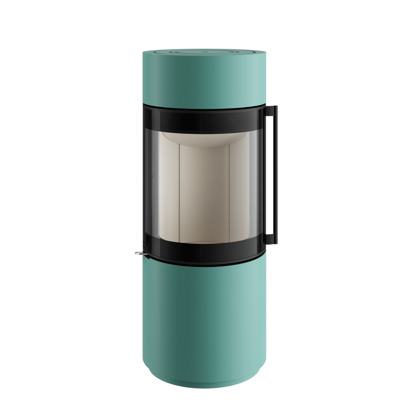 Spartherm Kaminofen Passo XS RLU |Türkis 5,9 kW
