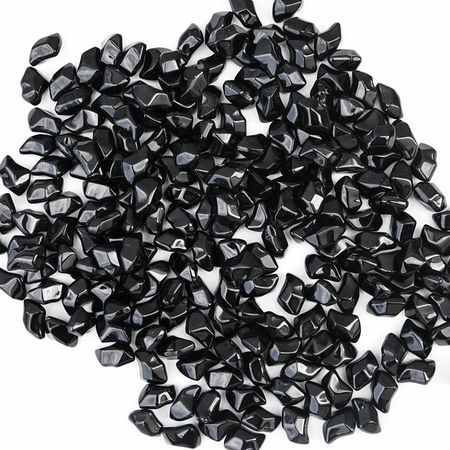 Kratki dekorative Steine schwarz für Biokamin | 1 kg | ZFS05N