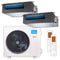 MIDEA | Kanalklimageräte-Set TWIN | 5,2 kW + 5,2 kW