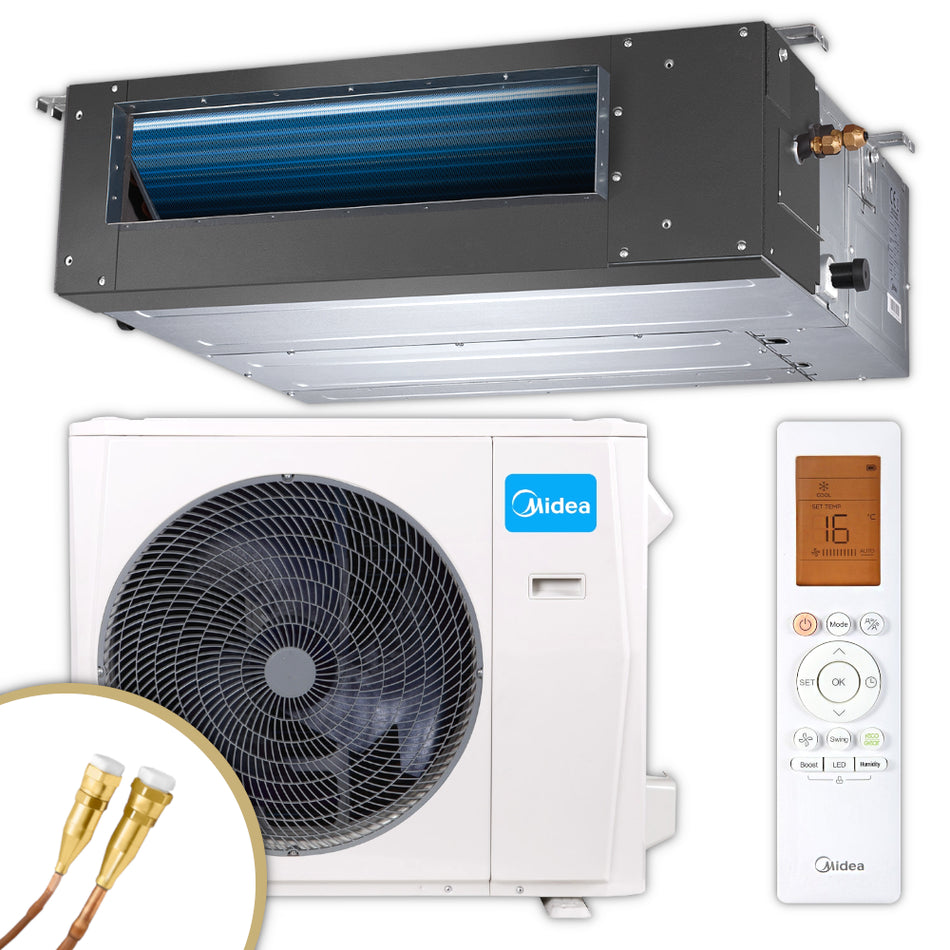 MIDEA | Kanalklimageräte-Set MTI-36FNXD0-ME | 10,5 kW | Quick-Connect