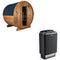 Sentiotec Sauna Komplettset Kaski 180 Panorama | Saunaofen 100  | 4 Pers.