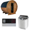 Sentiotec Sauna Komplettset Kaski 220 View | Nordex Combi Next | 6 Pers.