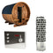 Sentiotec Sauna Komplettset Kaski 240 Panorama | Saunaofen ARI | 6 Pers.