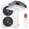 MIDEA | Deckenkassetten-Set MCD1-48FNXD0-ME | 14,1 kW