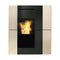 Edilkamin Pelletofen wasserführend Blade H18 | Keramik beige | 18,7 kW
