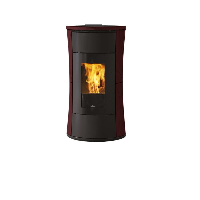 Edilkamin Pelletofen Cherie 9 Evo ATC Keramik bordeaux