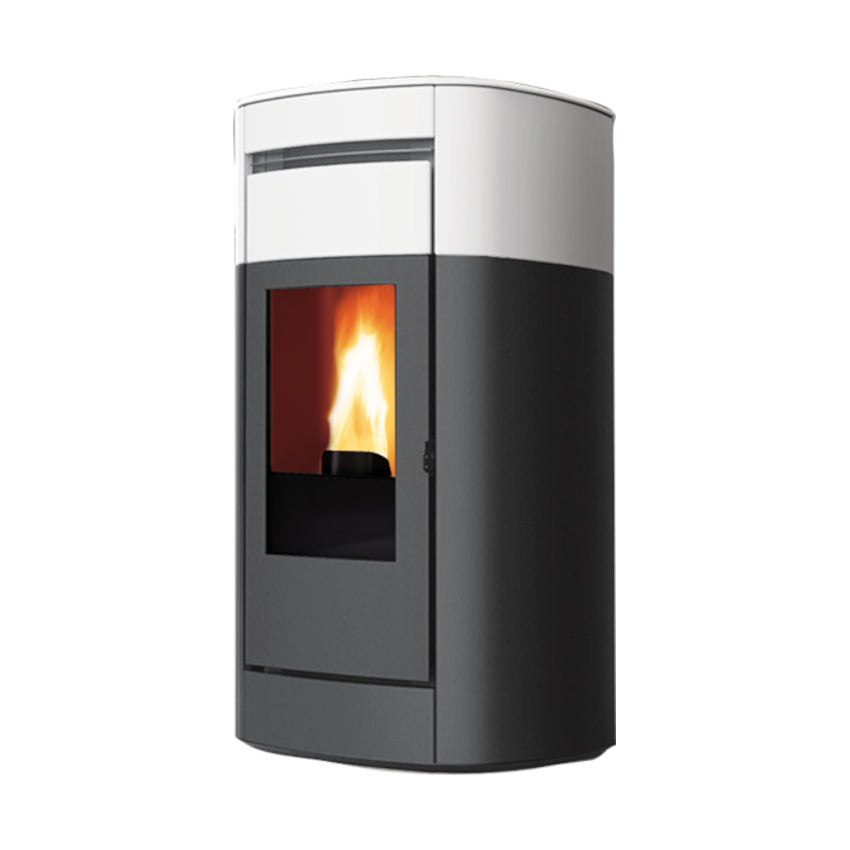 Edilkamin Pelletofen Vyda2 Air Tight Keramik weiss