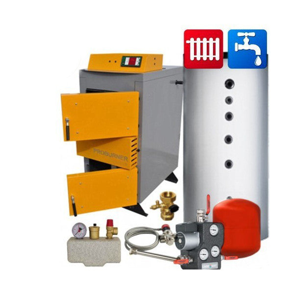 Santer Solar Holzvergaser Proburner 25 Komplettset 2x1000L (1xHygiene)