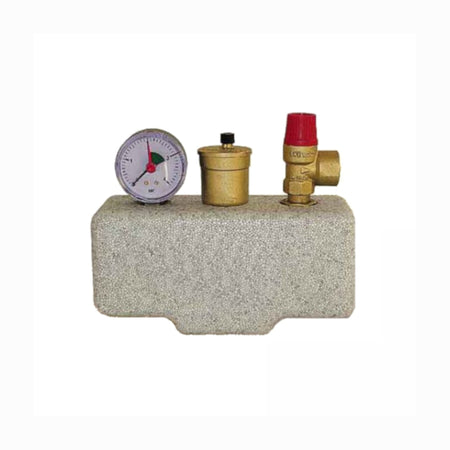 Kesselsicherheitsgruppe 1'' mit bis 50 kW mit Isolierung | Klimaworld.com