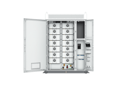 Weißer SolaX AELIO B200 Batterieschrank mit Wechselrichter X3-AELIO-49,9K offener Schrank | Klimaworld