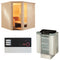 Sentiotec Sauna Komplettset Komfort Corner | Cumulus | 5 Pers.