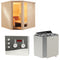 Sentiotec Sauna Komplettset Komfort Corner Large | Viking Combi | 5 Pers.